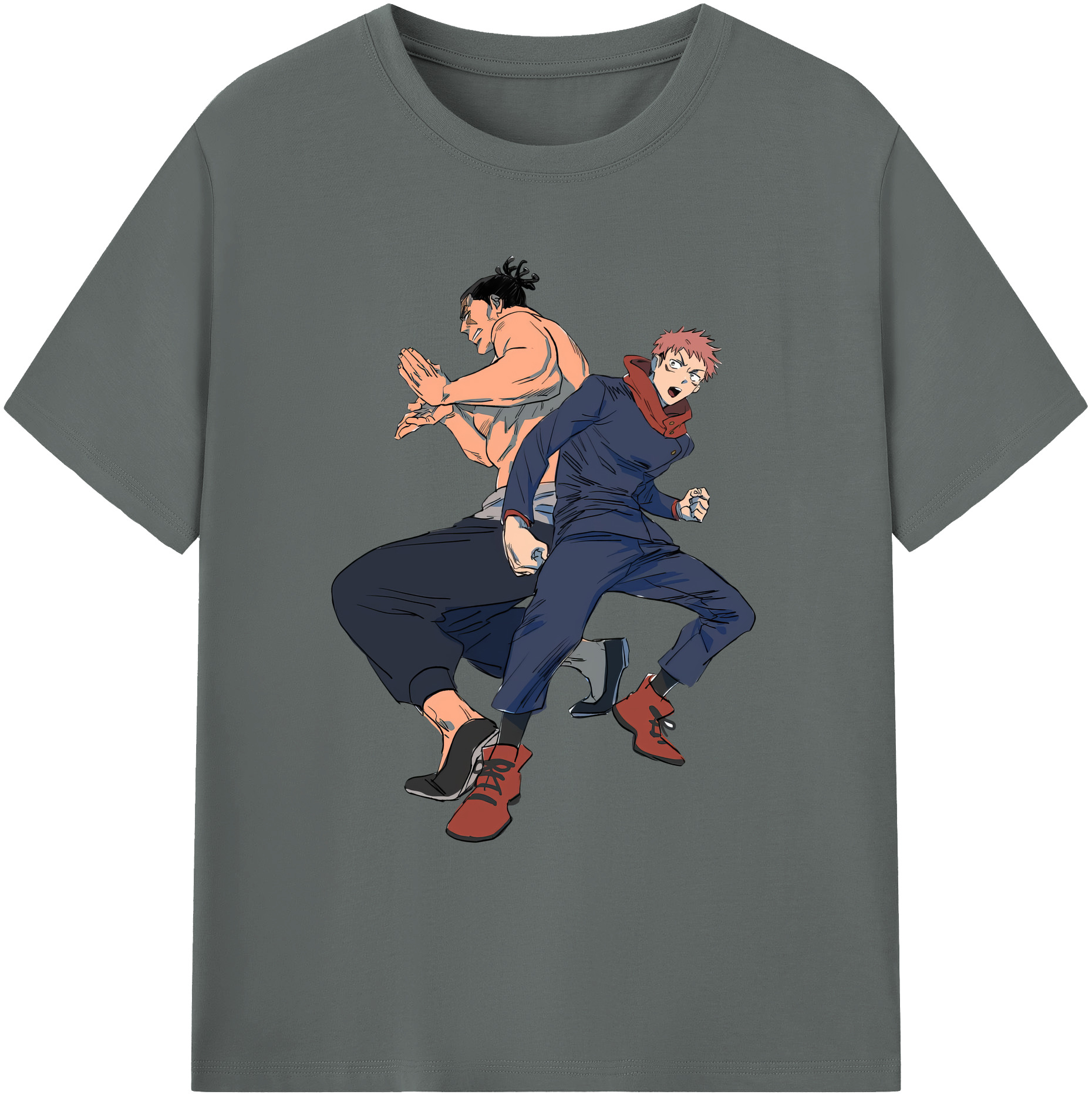 （画像用） 呪術廻戦 Jujutsu Kaisen 綿100％ メンズ半袖Tシャツ｜肌触りやわらか＆通気性
